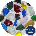 7612-G-SG-P8 - Sea Glass - Jazz Gravel - Craft Pack